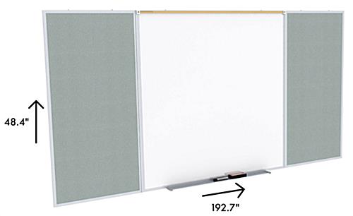 Whiteboard with tack board will add a modern touch to your office 