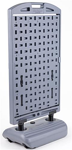 Wind Resistant Portable Sidewalk Signs With Fillable Base