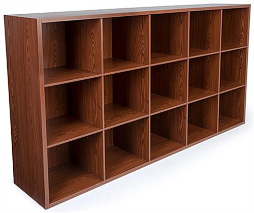 Wood Cube Commercial Display Organizer Shelving Storage