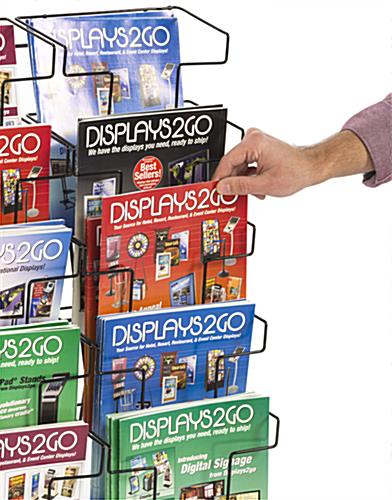 Metal Wire Magazine Holder for Retail Environments