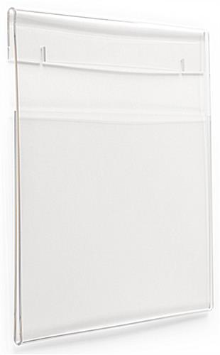 Wallmounted Sign Holder Is Acrylic