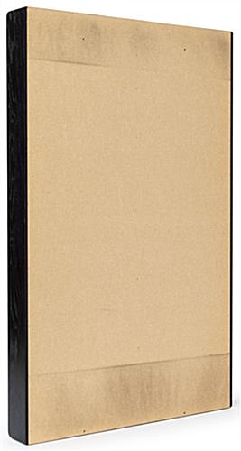 21.3 inch x 33.5 inch 8 pocket magazine holder with pre-drilled holes located in the back