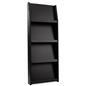 (4) Shelf wall mount literature display holds trifolds and magazines 