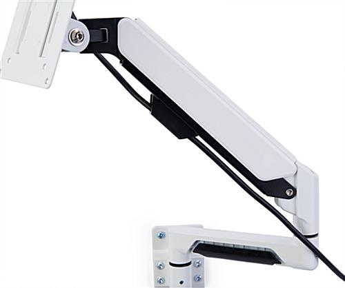 This fully articulating tv mount has a cord management system