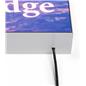 SEG fabric frame light box with cord exit at base