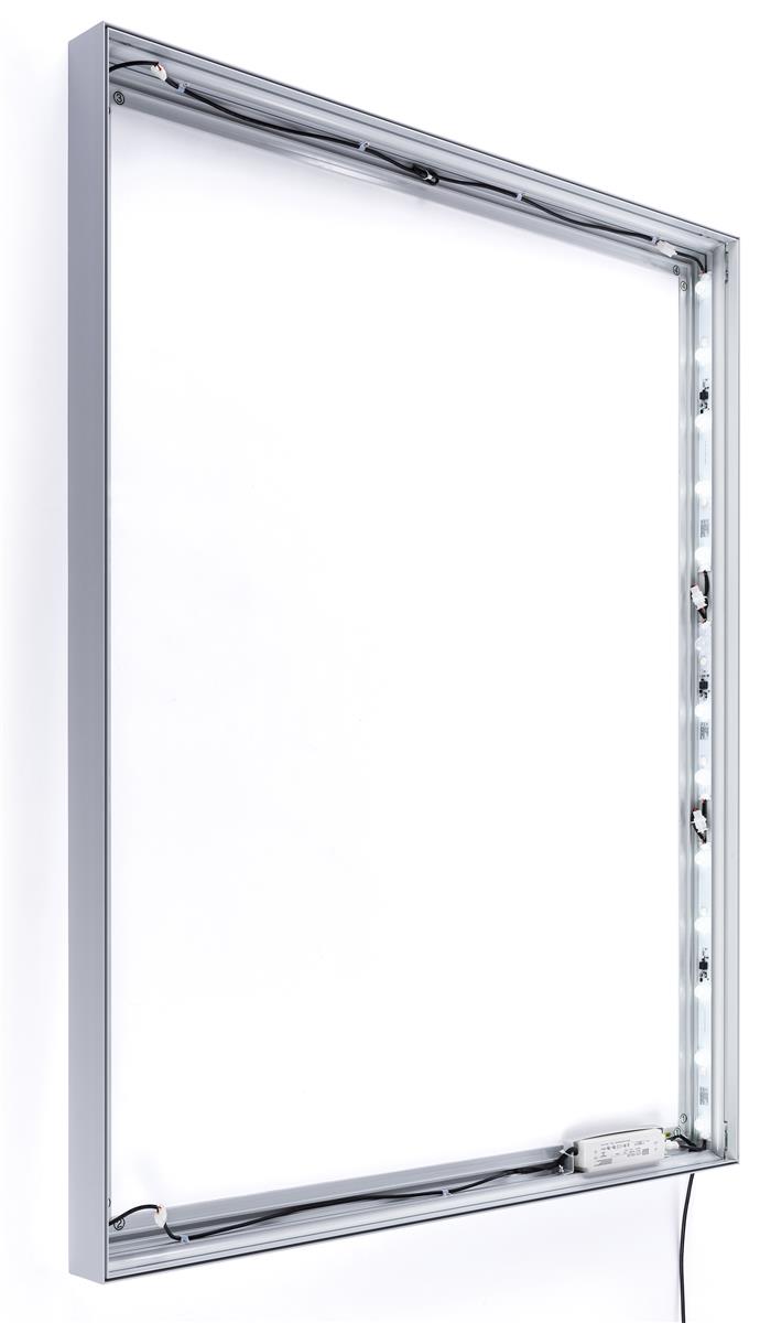Absorberen Beeldhouwwerk vervorming Backlit SEG Fabric Signage Frame | 48" x 60"