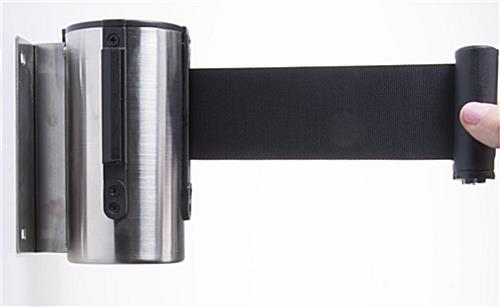 wall mounted retractable barrier