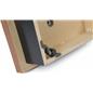 Cherry Slatwall Pinwheel with 4 Casters