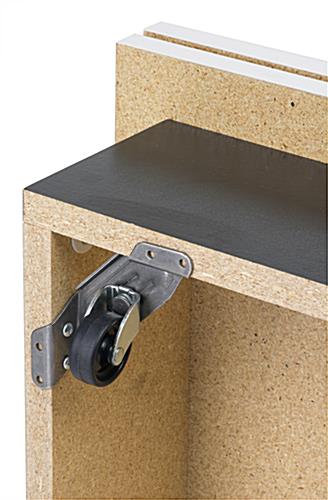 Slatwall Cube with Hidden Wheels
