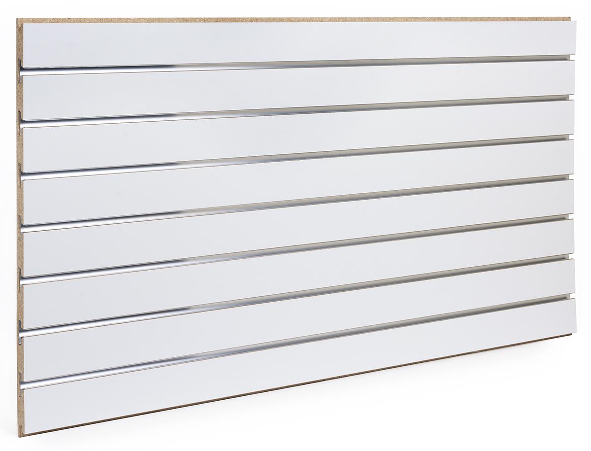 4x4' Aluminum Channels Wall Display Merchandising Slatwall Panel Oak 48X48" 
