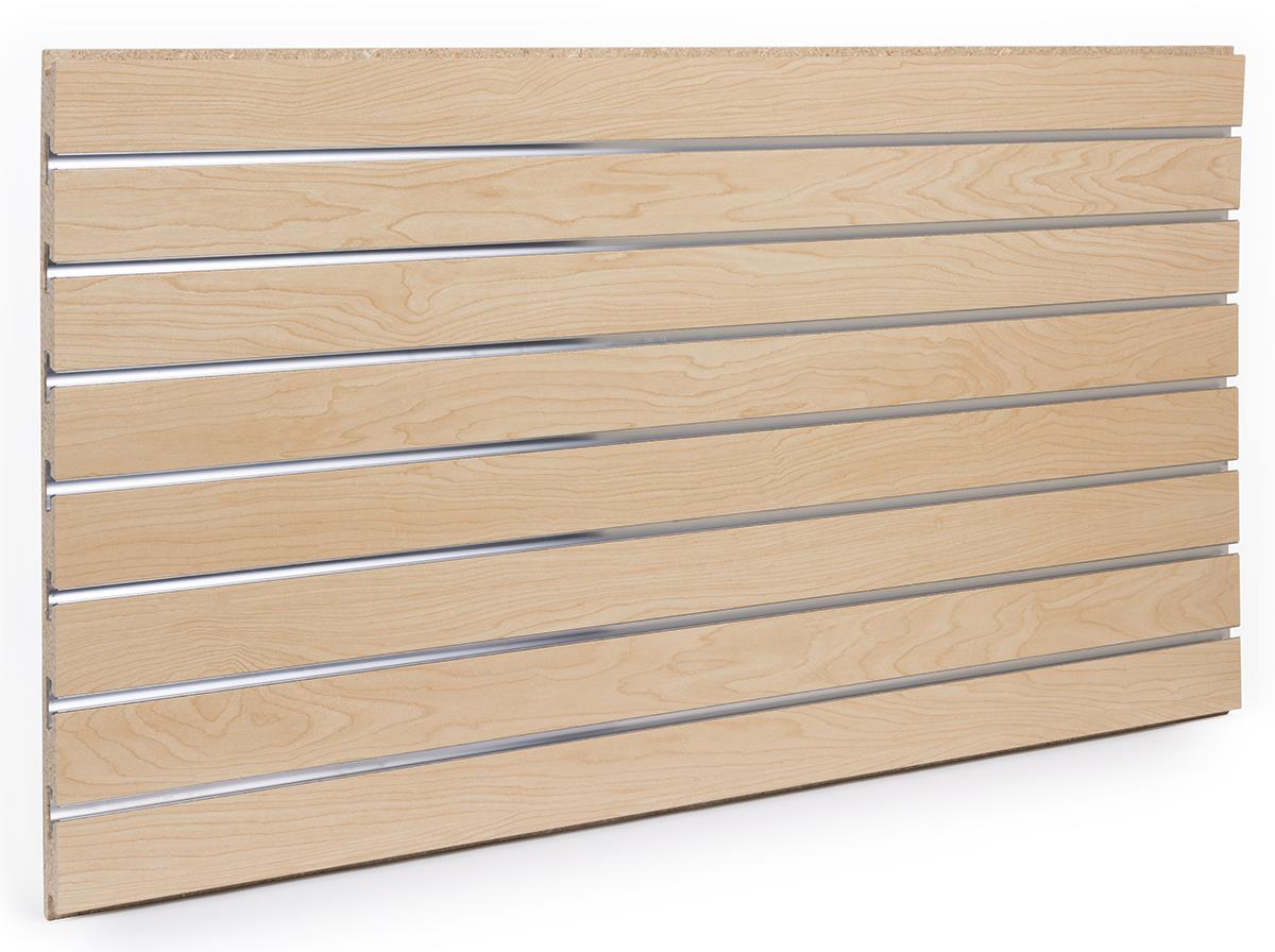 Slatwall Metal Insert Increases Holding Strength