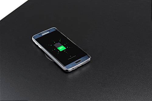 Wireless cocktail charging table with Android device support
