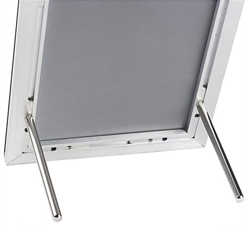 8 x 10 Black Snap Frame with Chrome Pegs