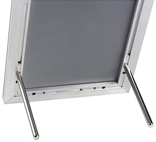 5 x 7 Silver Quick Snap Frame with Chrome Pegs