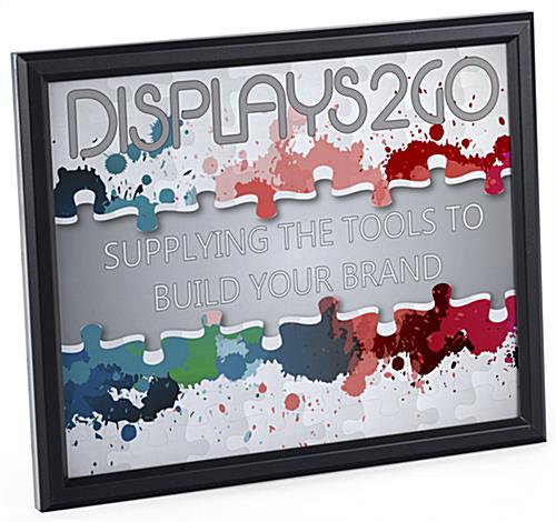 8 x 10 Black Snap Frame with Beveled Edges