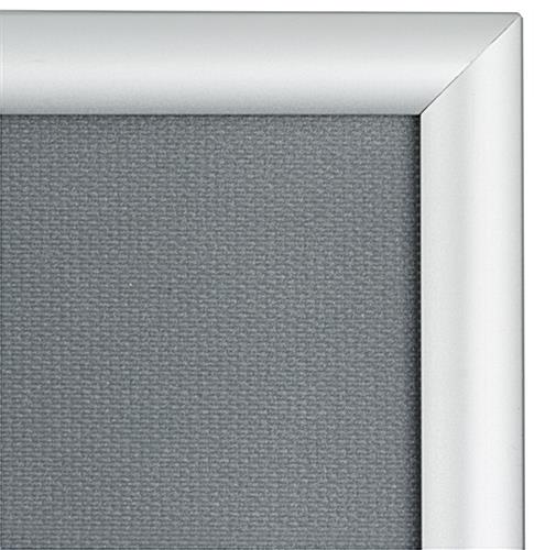 8.5 x 11 Silver Snap Sign Frame for Wayfinding Signage