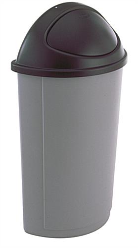 Gray Waste Container  