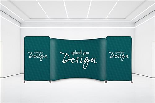 3 piece tradeshow display with full color graphics 