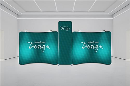 Custom trade show booths with full color artwork 