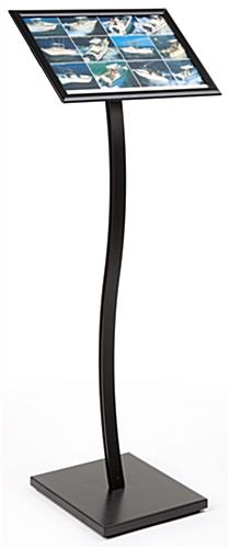 11" x 17" Freestanding Sign Holders - Black Matte Finish & Aluminum Construction