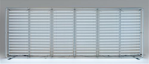 YD201 series backwall frame with 6 LED ladder lights