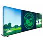 20' backlit trade show backdrop with custom graphics