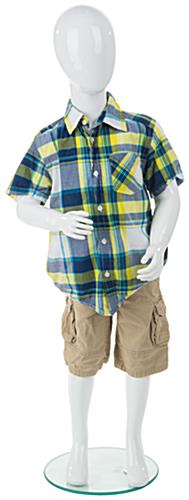 Abstract Child Mannequin w/ Heel Rod Stabilizer