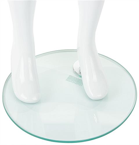 Abstract Child Mannequin with Heel Rod for Support