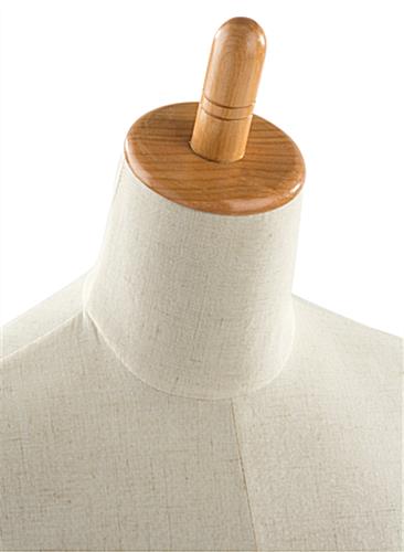 Dress Form Mannequin with Wooden Neck Block