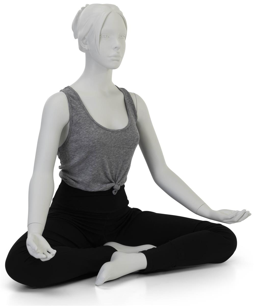 Sitting Yoga Mannequin Sukhasana Pose