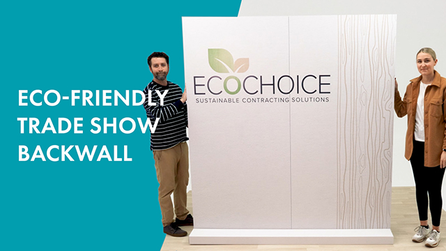 Eco-Friendly Xanita Board Booth Backwall 