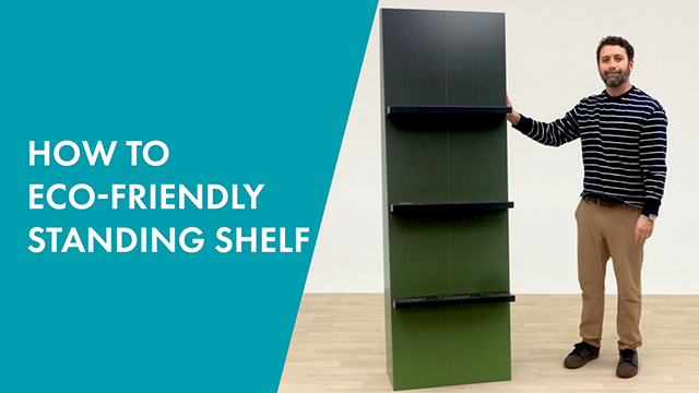 Eco-Friendly Shelf Stand Assembly