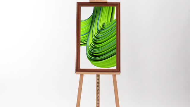 360 View of Digital Canvas Easel Display