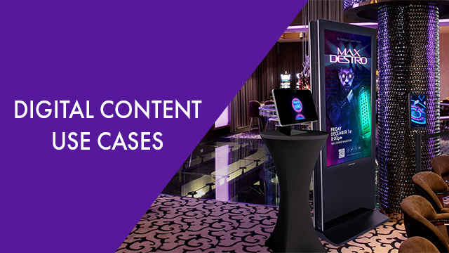 Digital Display Use Case Environments | Displays2go | Displays2go 