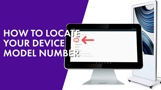 How To Locate Your Device Model Number