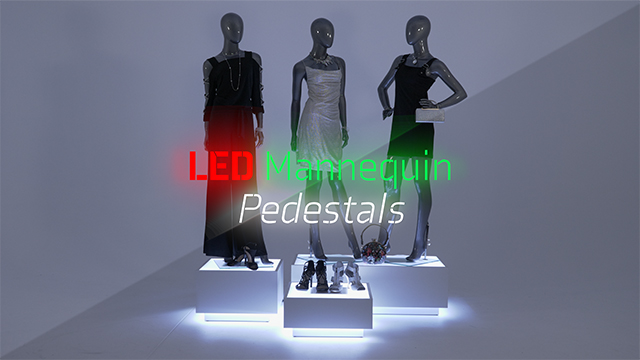 LED Mannequin Pedestals
