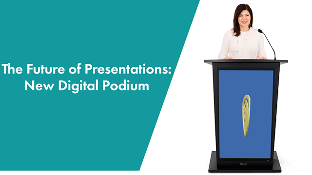 Digital Podium with 43" LCD Screen