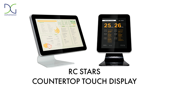 RC Starts 15.6 Countertop Signage Displays 