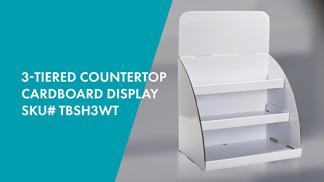 <p>Build this tabletop cardboard display in a matter of minutes while following along with this video guide. The pop fixture can be used in a variety of locations for just about any product. Showcase your merchandise at trade shows and events with these simple cardboard bins.</p>
