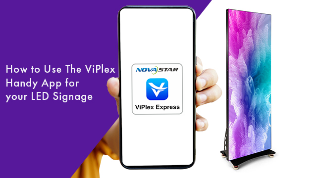 Digital Tutorial | Using the ViPlex Handy App on your LED Signage | Displays2go 