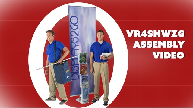 Custom Banner Stand Literature Rack | 8.5” x 11” Sign Holder | Displays2Go
